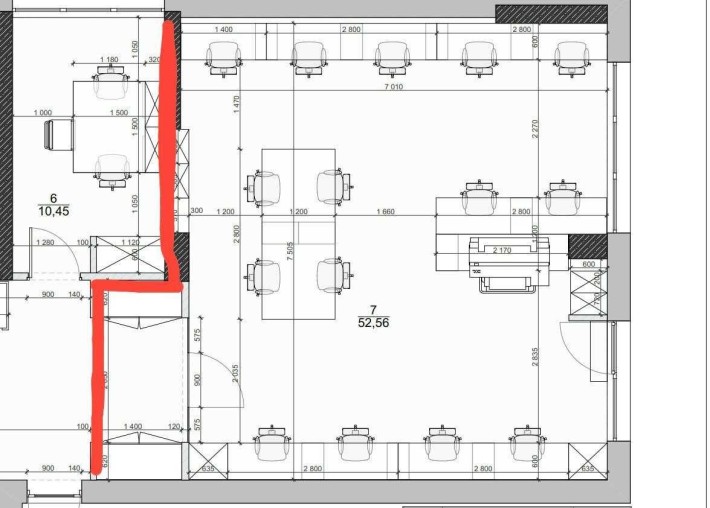 Оренда офісу з ремонтом в БЦ Національний. 60м2. - фото 1