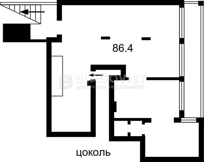 Оренда нежиле приміщення 550 метрів ЖК Акварелі, Вишневе - фото 1