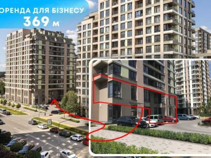 ФАСАД 369м, комерційне приміщення вул. Чорновола Крона Парк 2, Бровари Бровари