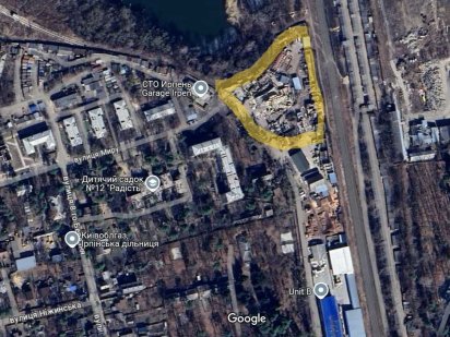 промисловий майданчик 50соток, можливо з приміщеннями від 50 до 2000м2 Ірпінь