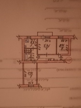 Продається 3- кімнатна квартира . - фото 1