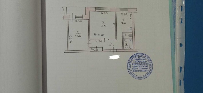 Продам 2к квартиру, 1/9, м-н Молодёжный - фото 1