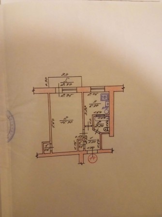 Продам однокомнатную квартиру центр 2/2 - фото 1