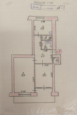 Продам 2-х комнатную квартиру от хозяина - фото 1