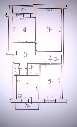 Продам 3-х кімнатну квартиру - фото 1