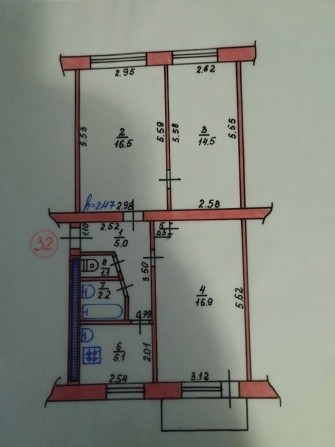 Продам 3-х комнатную квартиру - фото 1