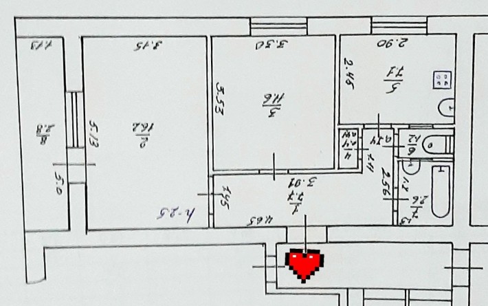 2 кімнатна квартира в 119 - фото 1