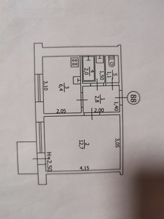 Продам 1 комнатную квартиру в Чугуеве - фото 1