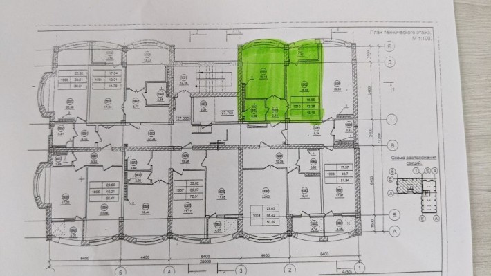 Квартира 45,15м² - фото 1