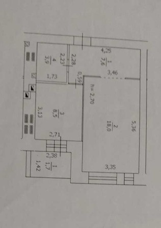 Продам однокімнатну квартиру 40 м.кв. - фото 1