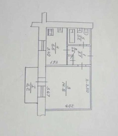 Продаж квартири пр. Лушпи (біля Здибанки). ЦЕГЛА. 2/9 поверх - фото 1