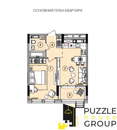 БЕЗ % продаж 1к квартира в ЖК Lucky Land, вул Берковецька 6 - фото 1