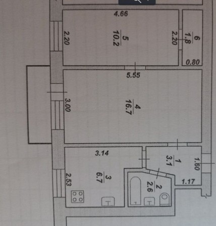 В продажу 2 кімнатна квартира в центрі міста - фото 1