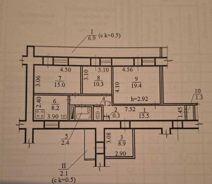 Продам 4к квартиру 92м2 Центр Набережная Плеханова Кирпичный дом - фото 1