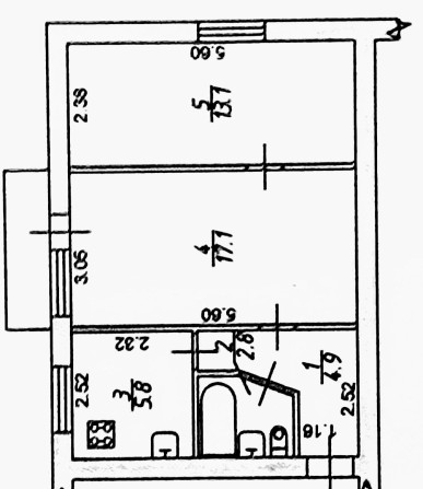 продам СВОБОДНУЮ 2к квартиру, ЦЕНТР - фото 1