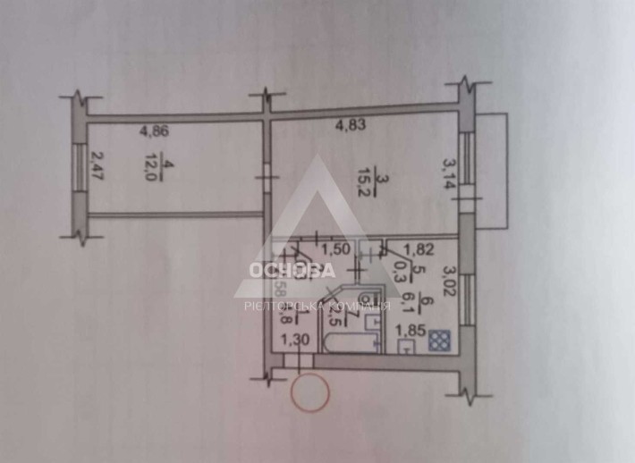 Продажа двухкомнатной квартиры, р-н Гагарина, центр - фото 1