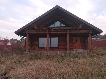 Продається будинок зі зрубу (карпатська смерека) у селі Шкарівка Біла Церква