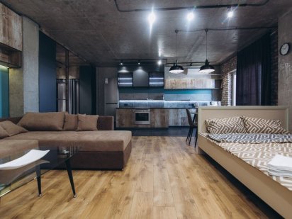 Посуточно/почасово “Loft ApartLux” с видом на город ул.Фабричная 11 Суми