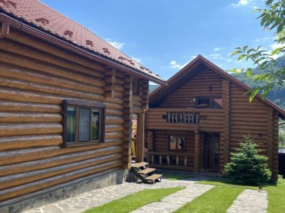 Здають деревʼяні двоповерхові будинки з кухнею Русская Поляна