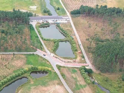 Склад  2194м2 на земельном участке 1.8 га с озерами от Владельца Бузова