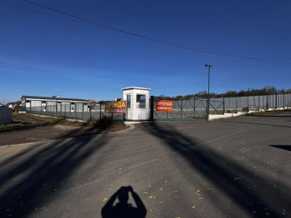 Оренда склад ангар 400 кв.м територія 36 соток фасда перша лінія Хмельницький