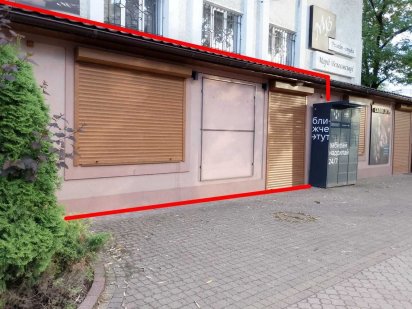 Торгове приміщення з парковкою, вул.Національної Гвардії, 40 кв/м Івано-Франківськ