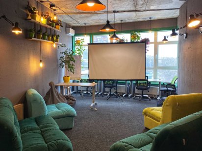 Конференц-зал, Офіс, Переговорка! Погодинна оренда! Метро Кловська! Київ