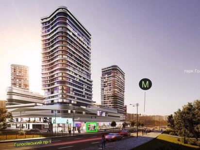 Оренда 237м2 в ЖК White Lines, ст.м. Голосіївська. Киев