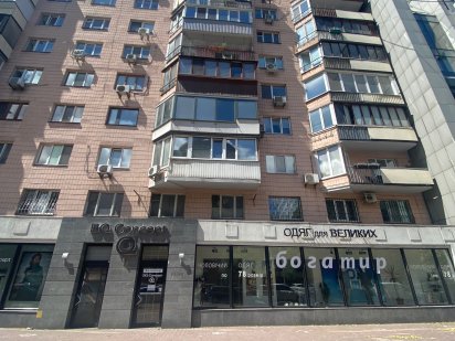 Фасад 68 м2 Салон Магазин ул Большая Васильковская Дворец Украина Киев