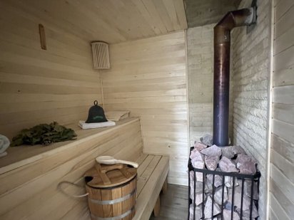 Баня на дровах на опушке леса Обуховка Обухівка