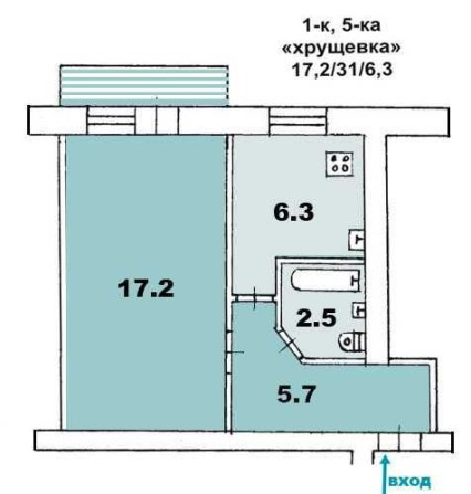 продам 1кмн квартиру АВРОРА ЖДвокзал Пр,Юбилейн, С ПАРКИНГОМ 24000 - фото 1