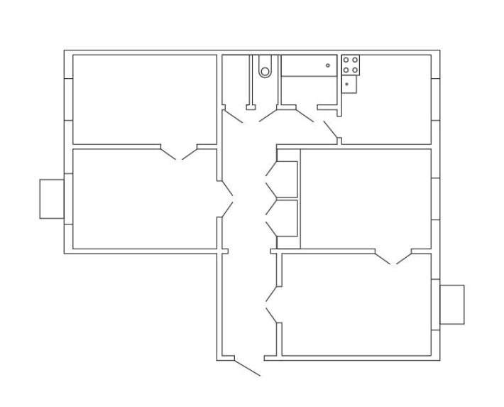 Продам квартиру 86,9 м2 в центре Каменского (4 комнаты, правый берег) - фото 1