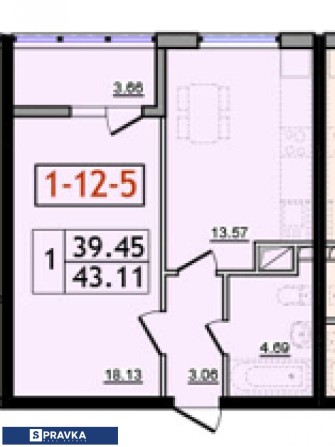 Продам 1- ком в 47-й Жемчужине от строителей с балконом , вид на море - фото 1