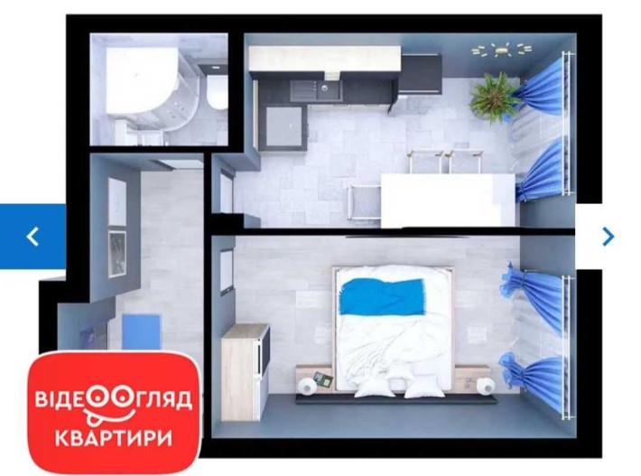 Продаж 1к смарт квартири в ЖК “ Скандія “, вул.Луценка 18. м.Бровари. - фото 1