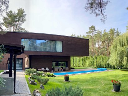 Подобова оренда будинку в Києві. Сучасний стиль. Біля лісу, баня, Киев