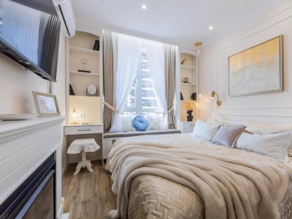 Райський уголок с камином в Соломенском районе.  ДОБРОБУТ. Киев