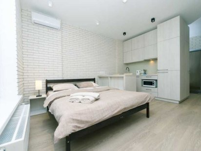 Сучасна 1к квартира біля м. Лівобережна, ЖК Комфорт Таун, подобово Киев