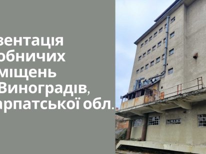 Продаж Виробничих Приміщень в місті Виноградів Виноградов