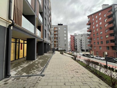 Приміщення з ремонтом у новобудові, фасадний вхід, в. Малоголосківська Львів