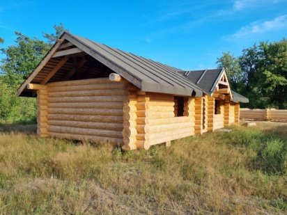 Зруб бані. Дерев'яна баня. Зруб під замовлення. Сухий зруб. Сруб. Одесса