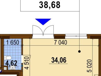 Коммерция 38,68м2, 1 поверх, БЕЗ %, Варшавський, ВВЕДЕН Київ