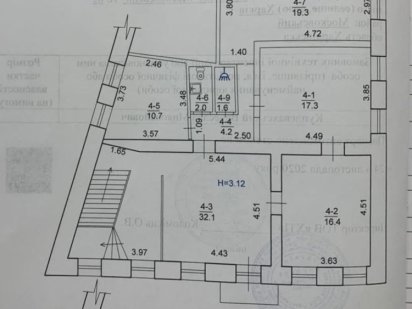 Продам 110 кв.м. по красной линии. Центр. Московский проспект, 65 Харьков