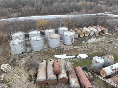 Продаж земельної ділянки із ємкостями для палива. смт Попільня Попельня