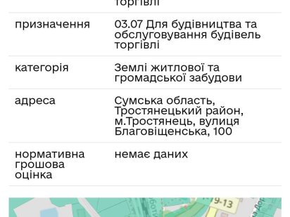 Подам квартиру, магазин, бар, кафе пл. 150 м + місце комерційного приз Тростянець