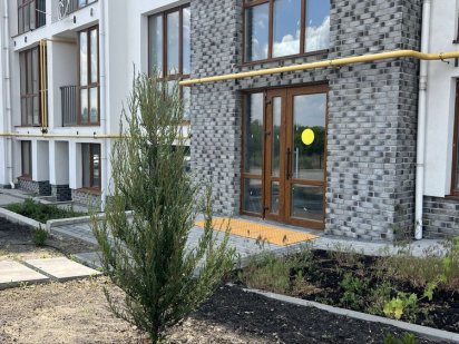 Оренда приміщення, площа 19,55 кв.м.+тераса 9,91 кв.м. Фасад. Гостомель