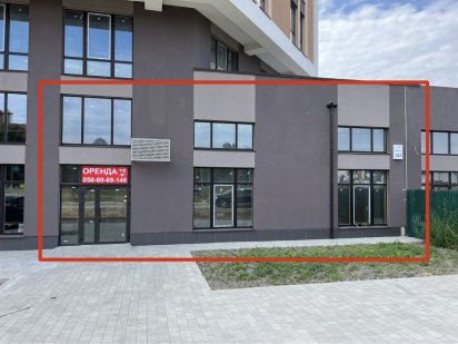 Оренда приміщення 110 м2 (фасад вул. Київська) Бровари