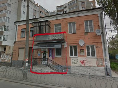 Соборна 348A, фасад, прохідне місце Рівне