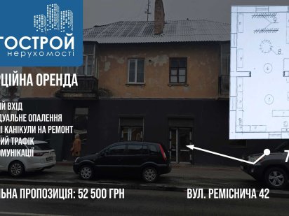 Оренда комерційного приміщення біля Центрального Ринку Чернігів