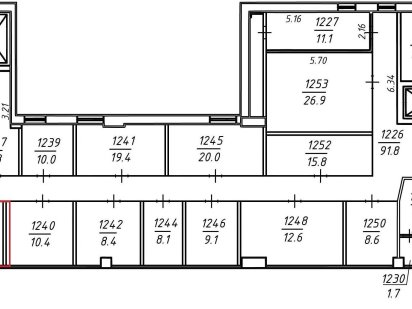 Оренда приміщення під послуги 9,4 кв.м в ТРЦ NEOPLAZA (Марії Кюрі, 5) Днепр