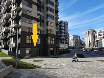 Александра Олеся, 3. Варшавский-2. Фасад 101 м2. Киев